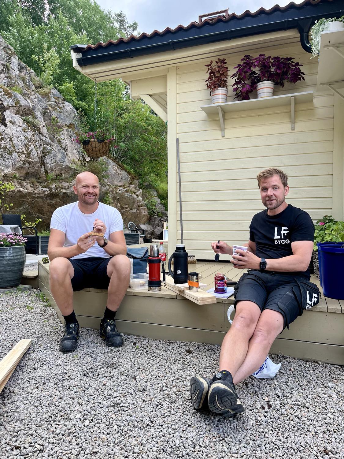 Lars og Fredrik fra LF BYGG